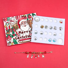 Charger l&#39;image dans la galerie, 24 Day Advent Calendar Christmas Bells Surprise Blind Box Set Creative Handmade DIY Children&#39;s Bracelet Gift Box Bébé Précieux
