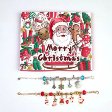 Charger l&#39;image dans la galerie, 24 Day Advent Calendar Christmas Bells Surprise Blind Box Set Creative Handmade DIY Children&#39;s Bracelet Gift Box Bébé Précieux
