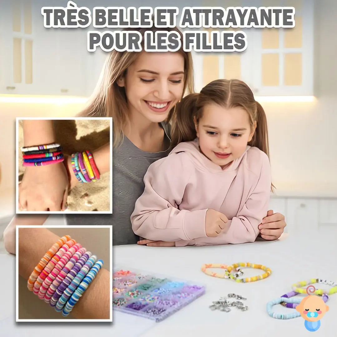 CréaKidz™ - Kit de création de bijoux | Tendance enfants Bébé Précieux