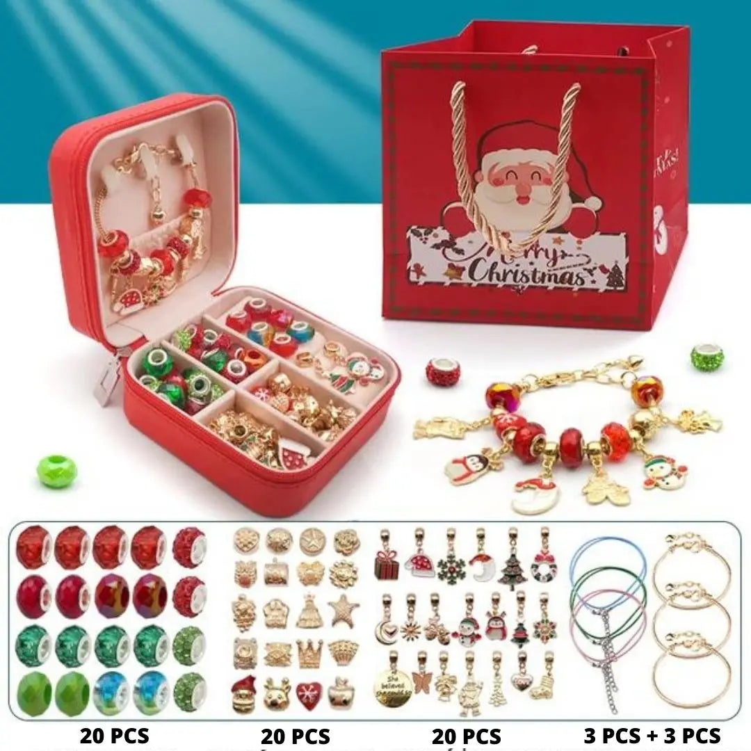 Kit de bijoux de Noël DIY Boîte dactivités de Noël artisanat pour enfants  Kit de fabrication personnalisé Kit de bas de Noël Cadeau DIY bracelet nom  -  Canada