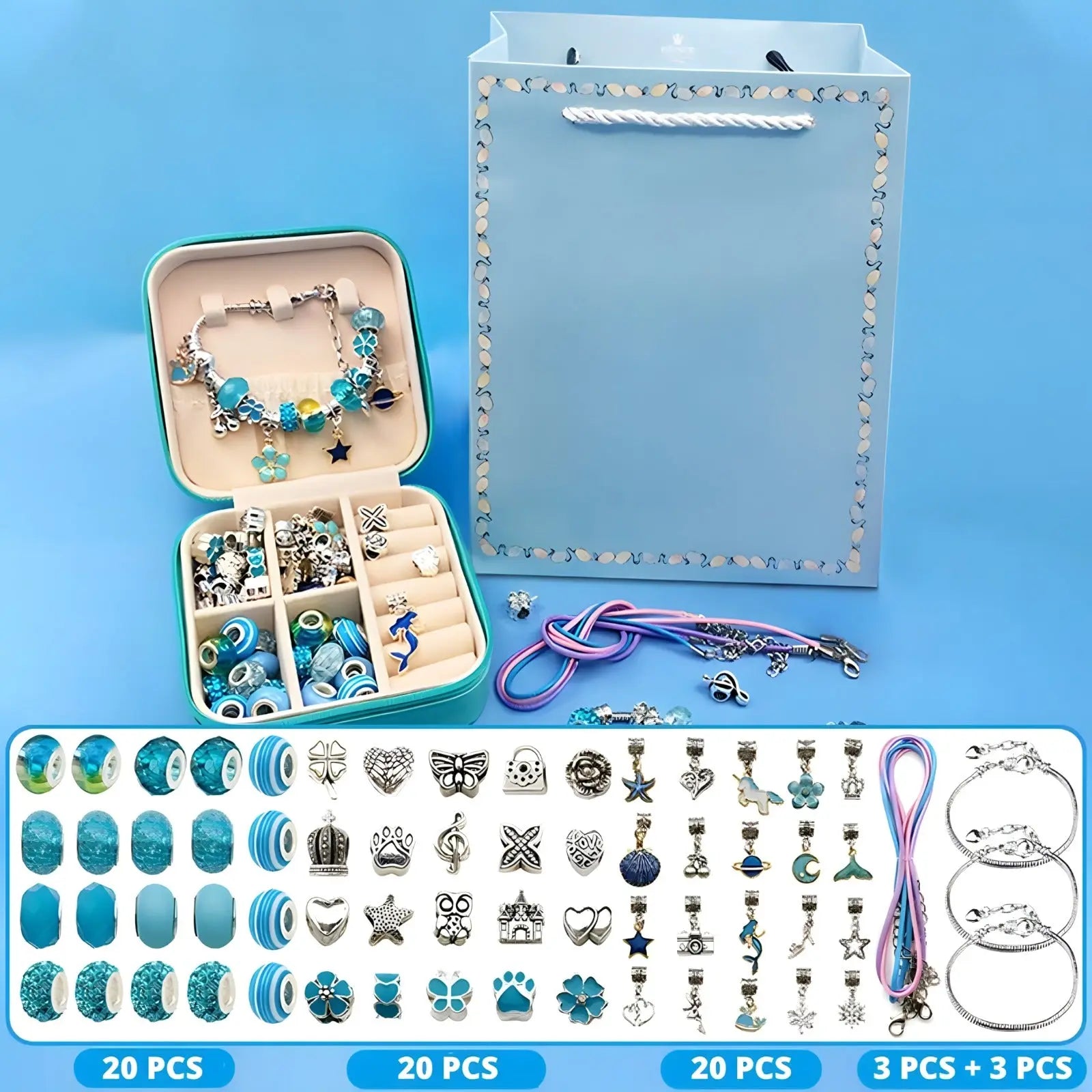 KidsCraft™ - Kit de création de bijoux pour filles Bébé Précieux