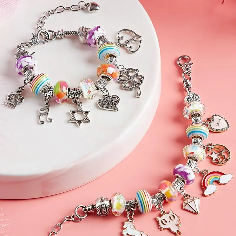 KidsCraft™ - Kit de fabrication de bijoux pour filles (1 Acheté = LE 2ÈME À -50%) - Bébé Précieux