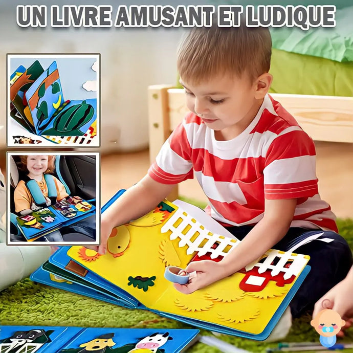 MyFirstBook™ - Livre Montessori d'éveil Bébé Précieux