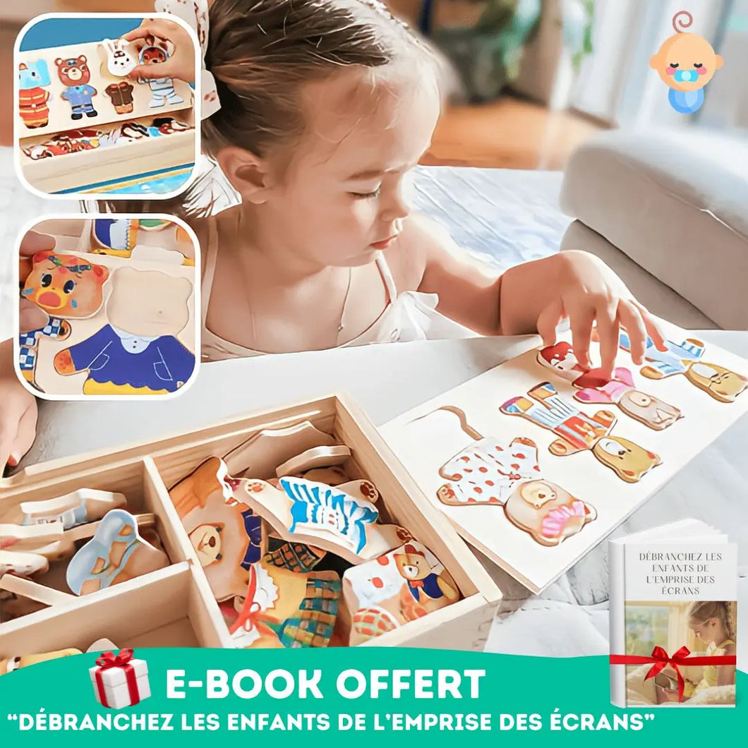 PetitCraft™ - Jouet de puzzle en bois Bébé Précieux