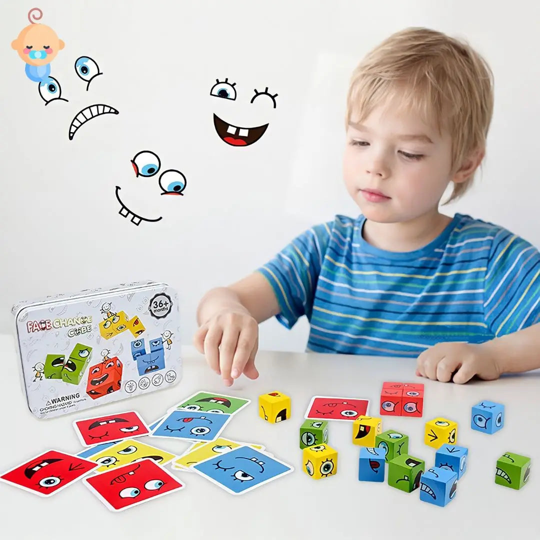 Emoji Blocs™ - Jeux de construction d'Emoji pour enfants - Bébé Précieux