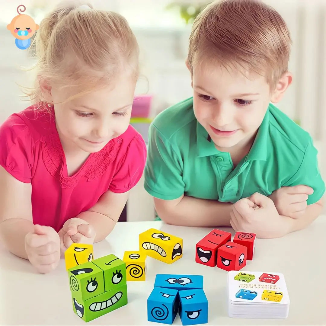 Emoji Blocs™ - Jeux de construction d'Emoji pour enfants - Bébé Précieux