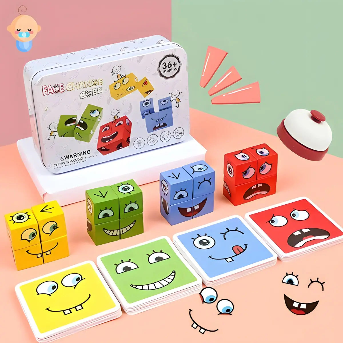 Emoji Blocs™ - Jeux de construction d'Emoji pour enfants - Bébé Précieux