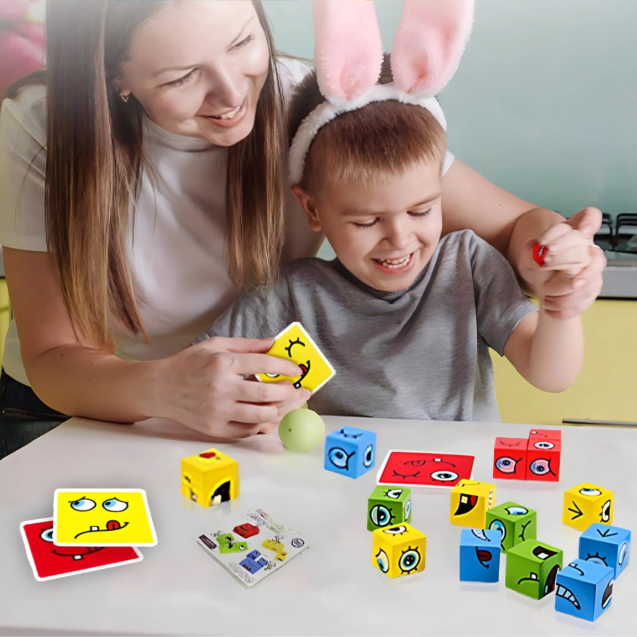 Emoji Blocs™ - Jeux de construction d'Emoji pour enfants - Bébé Précieux